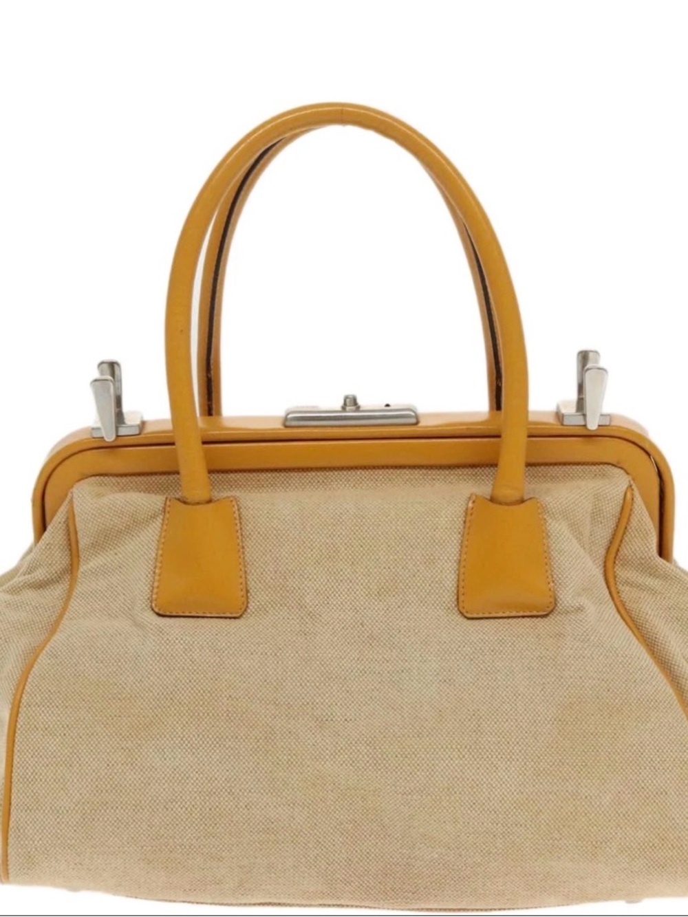 Prada Canvas Madras Cerniera Doctor Bag - Picture 2 of 15